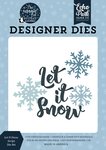 Let It Snow Script Die Set - The Magic Of Winter - Echo Park