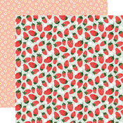 Strawberries Paper - Homemade - Carta Bella
