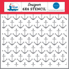 Anchors Stencil - Bon Voyage - Carta Bella
