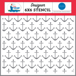 Anchors Stencil - Bon Voyage - Carta Bella - PRE ORDER