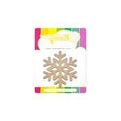Classic Snowflake Foil Plate - Waffle Flower Crafts