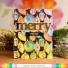 Oversized Merry Christmas Print - Waffle Flower Crafts