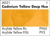 Cadmium Yellow Deep Hue Watercolor 7.5 ml - Grumbacher