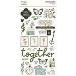 The Simple Life 6x12 Chipboard Stickers - Simple Stories