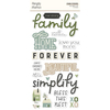 The Simple Life Foam Stickers - Simple Stories