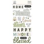 The Simple Life Foam Stickers - Simple Stories - PRE ORDER
