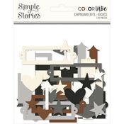 Basic Color Vibe Chipboard Bits & Pieces - Simple Stories
