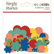 Bolds Color Vibe Flowers Bits & Pieces - Simple Stories