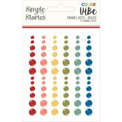Bolds Color Vibe Enamel Dots - Simple Stories