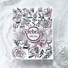 Inky Floral Background Stamp - Pinkfresh