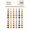 Fall Color Vibe Enamel Dots - Simple Stories