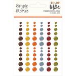Fall Color Vibe Enamel Dots - Simple Stories - PRE ORDER