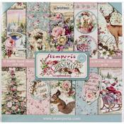Pink Christmas 12x12 Paper Pad - Stamperia