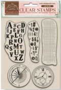 Alphabet & Numbers Stamp Set - Create Happiness - Stamperia