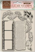 Leaves & Film Stamp Set - Create Happiness - Stamperia