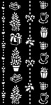 Christmas Gifts & Cups Stencil - Stamperia