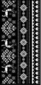Deer Christmas Sweater Stencil - Stamperia