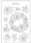 Poinsettia A4 Soft Mould - Stamperia