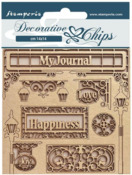 My Journal Decorative Chips - Sweet Winter - Stamperia