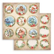 Rounds Paper - Romantic Home For The Holidays - Stamperia