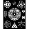 Symbols Stencil - Cosmos Infinity - Stamperia