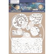 Sun & Moon Rubber Stamp - Cosmos Infinity - Stamperia - PRE ORDER