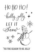 Holly Jolly 4x6 Stamp Set - The Crafter's Workshop