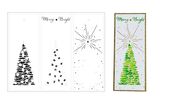 Tall Christmas Tree Slimline Layered Stencil - The Crafter's Workshop