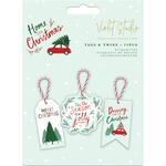 Violet Studio Home For Christmas Tags & Twine - Crafter's Companion - PRE ORDER