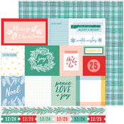 Holiday Traditions Paper - Happy Holidays - Pinkfresh