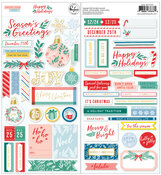 Happy Holidays Cardstock Stickers - Pinkfresh
