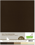 Brown 8.5 x 11 Canvas Cardstock Pack - Lawn Fawn