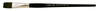Black Pearl Mightlon Long Handle Flat 10 - Silver Brush Limited