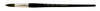Black Pearl Mightlon Long Handle Round 10 - Silver Brush Limited