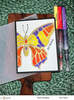 Mariposa Simple Coloring Stencil Set 2 in 1 - Altenew
