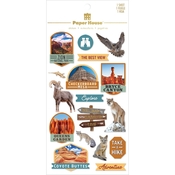 National Parks 3D Scrapbook Stickers - Paper House Productions
