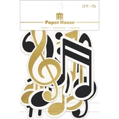 Music Notes Diecut Sticker Pack Scrapbook Stickers - Paper House Productions