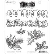 Holly And The Ivy Cling Mount Stamps - Dylusions - PRE ORDER