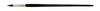 Black Pearl Mightlon Long Handle Round 6 - Silver Brush Limited