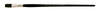 Black Pearl Mightlon Long Handle Flat 6 - Silver Brush Limited