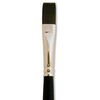 Black Pearl Long Handle Flat 4 - Silver Brush Limited