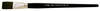 Black Pearl Mightlon Long Handle Flat 12 - Silver Brush Limited