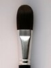 Black Pearl Mightlon Long Handle Filbert 6 - Silver Brush Limited