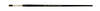 Black Pearl Mightlon Long Handle Flat 0 - Silver Brush Limited