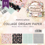 Halloween in Dreamland Collage Origami Paper - Memory-Place