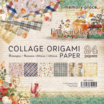 Fall Is In The Air Collage Origami Paper - Memory-Place - PRE ORDER