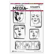 Squared Cling Stamps - Dina Wakley Media