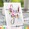 Oversized Thank You Foil Plate - Waffle Flower