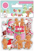 Candy Christmas Chipboard Ephemera - Craft Consortium