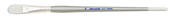 Silverwhite Long Handle Filbert 10 - Silver Brush Limited